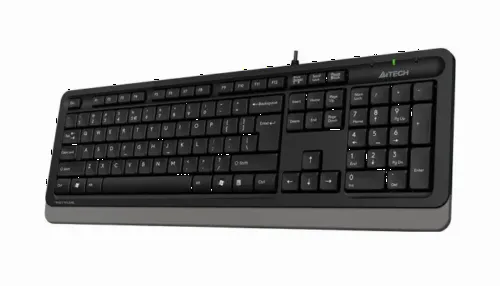 Tastatură A4Tech FK10, Cu fir, Negru/Gri