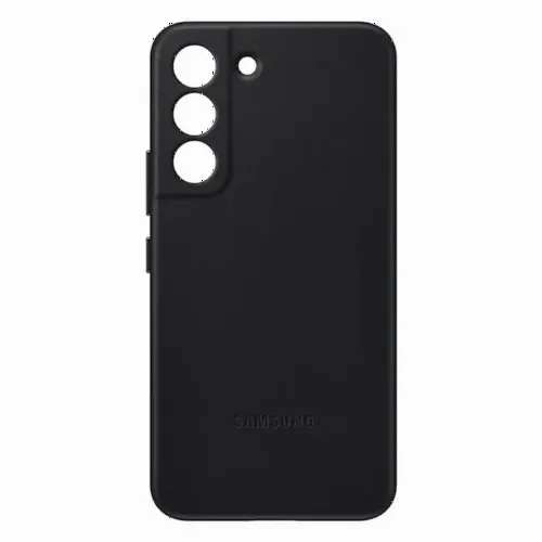 Чехол Samsung Leather Cover for Galaxy S22, Чёрный
