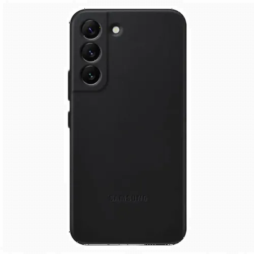 Чехол Samsung Leather Cover for Galaxy S22, Чёрный