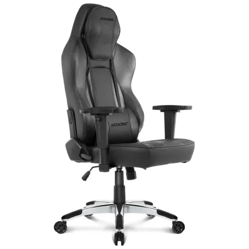 Офисное кресло AKRacing OFFICE Obsidian, Искусственная кожа, Угольно-Чёрный