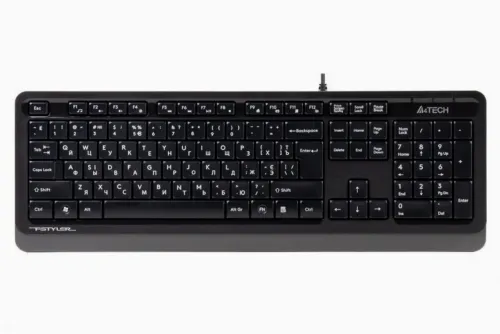 Tastatură A4Tech FK10, Cu fir, Negru/Gri