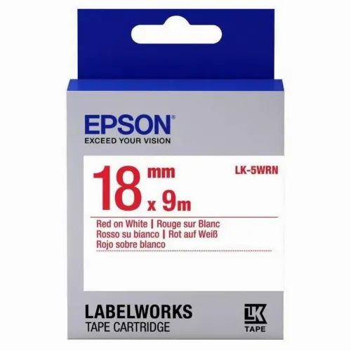 Картридж с лентой Epson LK-5WRN, 18 мм x 9 м