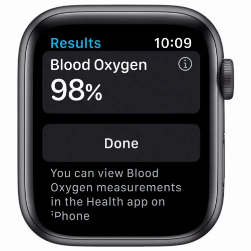 Умные часы Apple Watch Series 6 GPS MG133, 40мм, Алюминиевый корпус с Черным спортивным ремешком