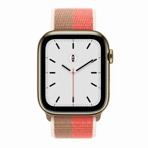 Strap Apple Watch 41mm Pink Pomelo/Tan Sport Loop - Regular