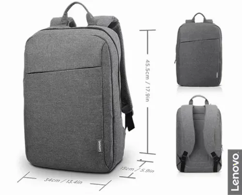 Rucsac pentru Laptop Lenovo B210, 15.6", Poliester, Gri