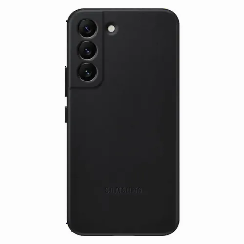 Чехол Samsung Leather Cover for Galaxy S22, Чёрный