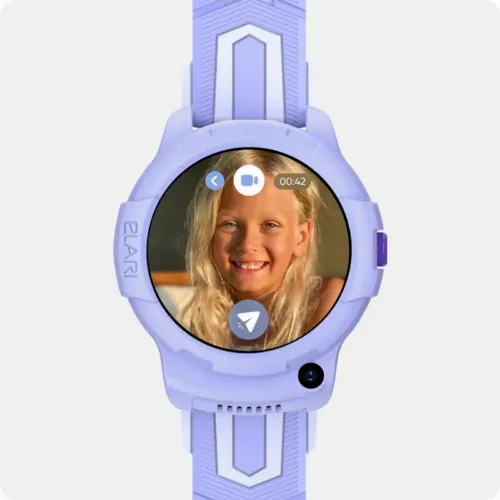 Ceas pentru copii Elari KidPhone 4G Wink, Violet