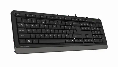 Tastatură A4Tech FK10, Cu fir, Negru/Gri