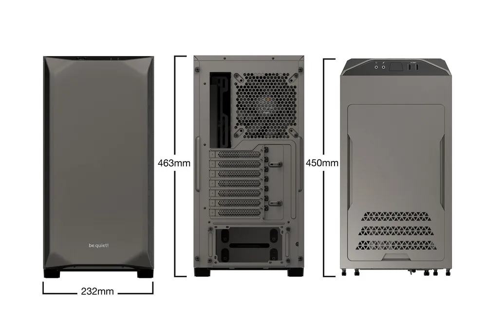 Carcasă PC be quiet! Pure Base 500, Midi-Tower, ATX PS2 , Gri