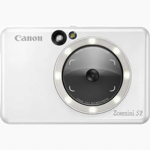 Фотопринтер Canon Zoemini S2, 2.0” x 3.0”, Pearl White