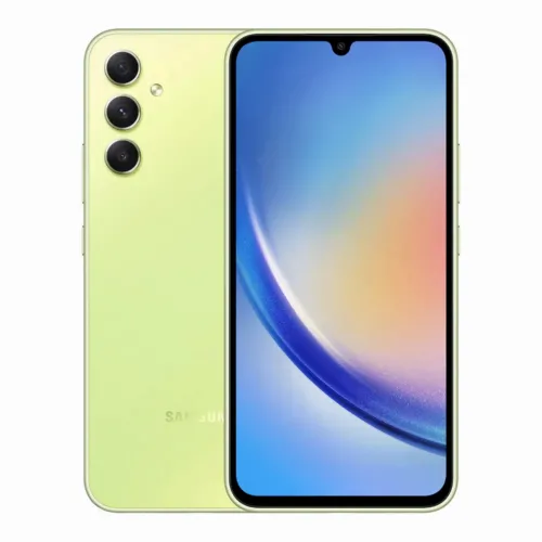 Смартфон Samsung Galaxy A34, 8Гб/256Гб, Светло-зелёный