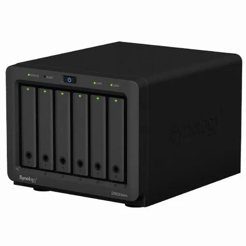 Stocare atașată la rețea SYNOLOGY DS620slim, Negru