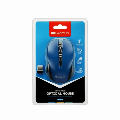 Mouse Wireless Canyon MW-1, Albastru