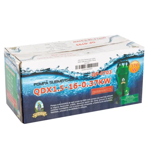 Pompa submersibila Micul Fermier 0,37kW (Apa curata)