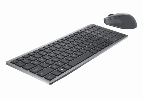 Set Tastatură + Mouse DELL KM7120W, Fără fir, Gri