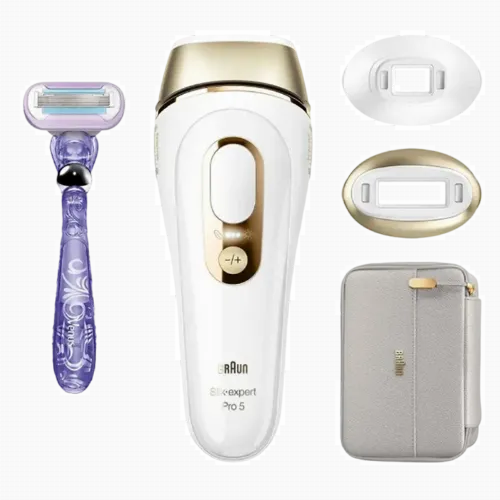 Fotoepilator Braun PL5157 Silk-expert Pro 5, Alb | Auriu