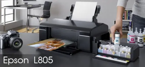 Струйный принтер Epson L805, A4, Чёрный