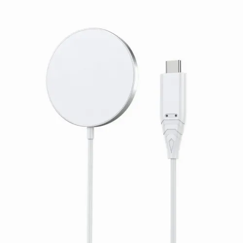 Încărcător wireless Choetech H046 + T518-F, 15 W, Alb
