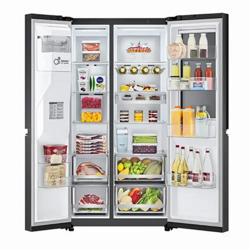 Frigider LG GSXV91MCAE, DoorCooling+, Negru