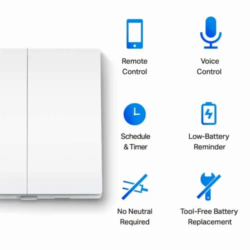 Comutator inteligent de lumină TP-LINK Tapo S220, Alb