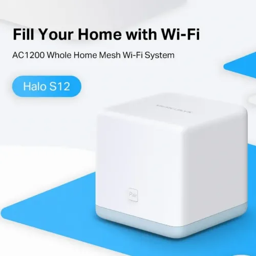 Домашняя Mesh Wi-Fi система MERCUSYS Halo S12(3-pack), Белый