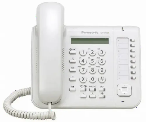 Цифровой телефон Panasonic KX-DT521RU, Белый