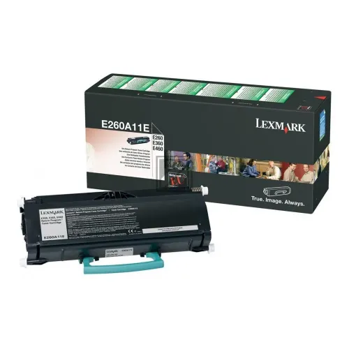 Тонер-картридж Lexmark 0E260A11E, Черный
