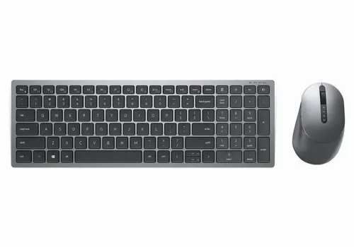 Set Tastatură + Mouse DELL KM7120W, Fără fir, Gri