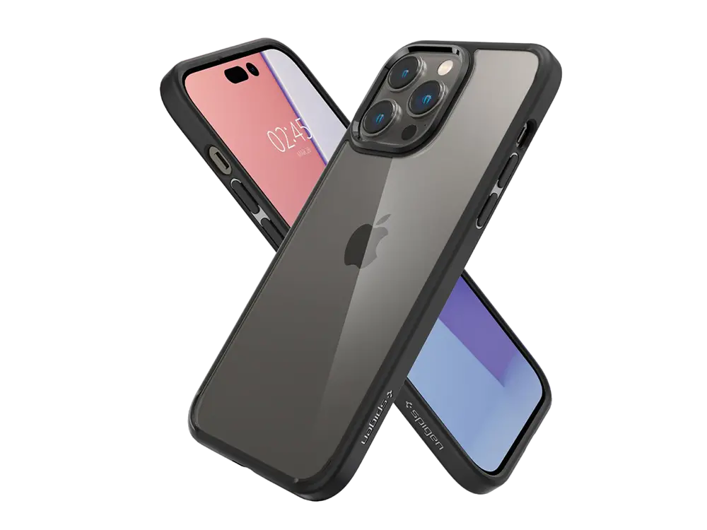 Spigen iPhone 14 Pro, Ultra Hybrid, Matte Black