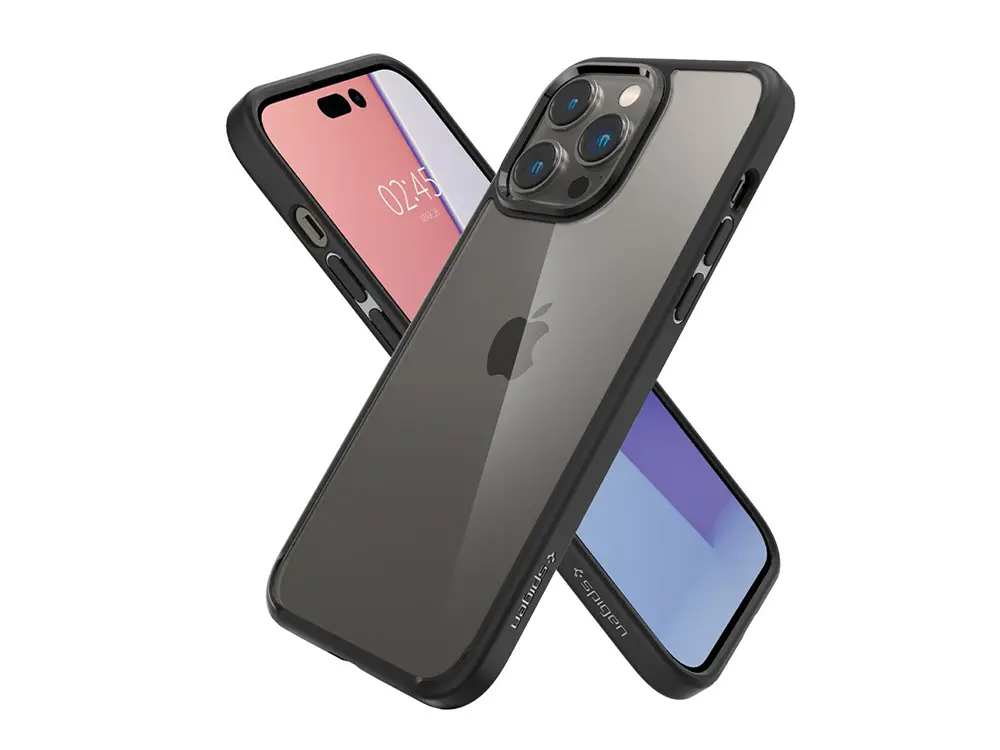 Spigen iPhone 14 Pro, Ultra Hybrid, Matte Black