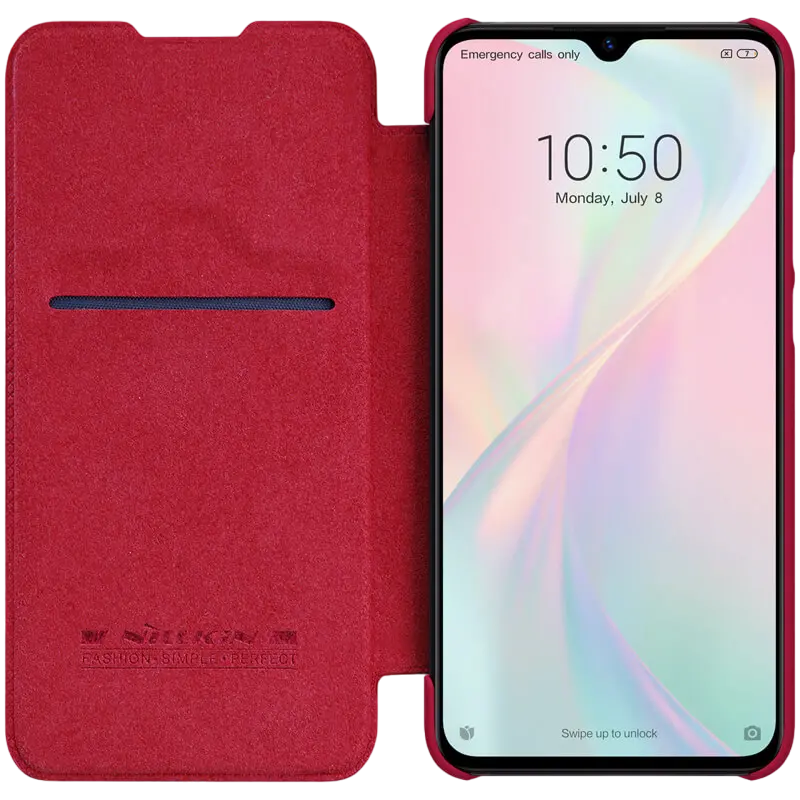 Husă tip carte Nillkin Mi9 Lite/CC9 - Qin LC, Roșu