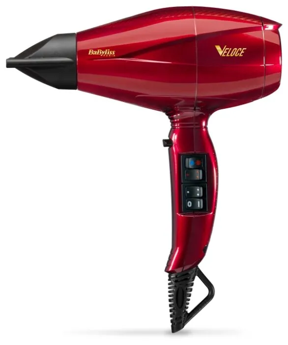 Фен BaByliss Veloce 6750DE, 2200 Вт, Красный