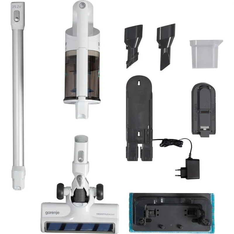 Вертикальный Пылесос Gorenje SVC252FMWT, Белый