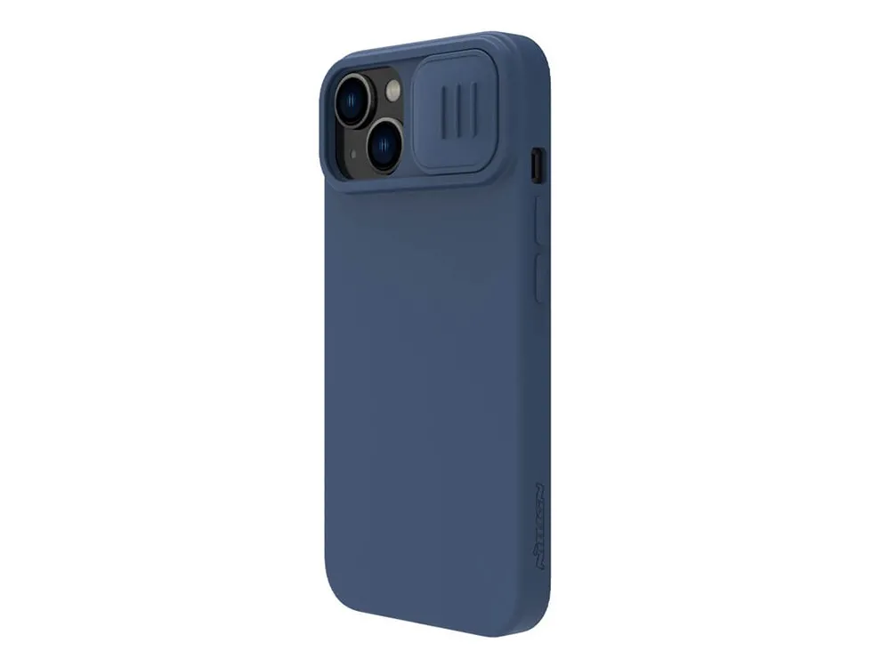 Nillkin Apple iPhone 14 Plus, CamShield Silky Silicone Case, Midnight Blue