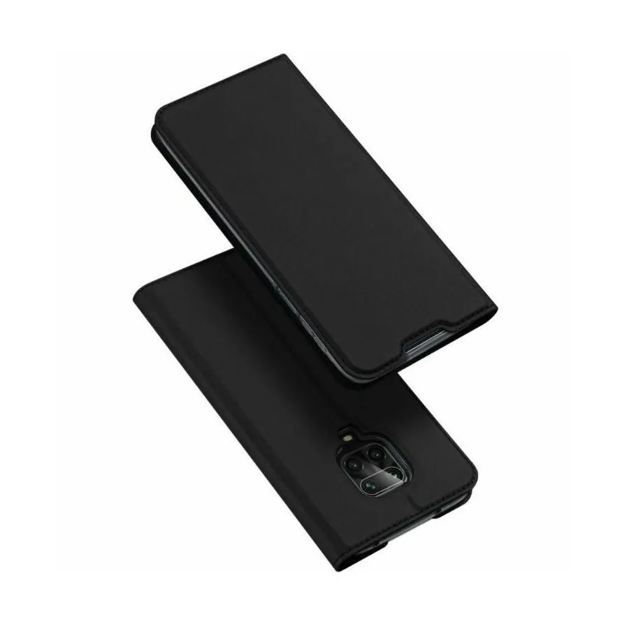 Husă tip carte Xcover Xiaomi Redmi Note 9S/Note 9 Pro/Note 9 Pro Max, Negru