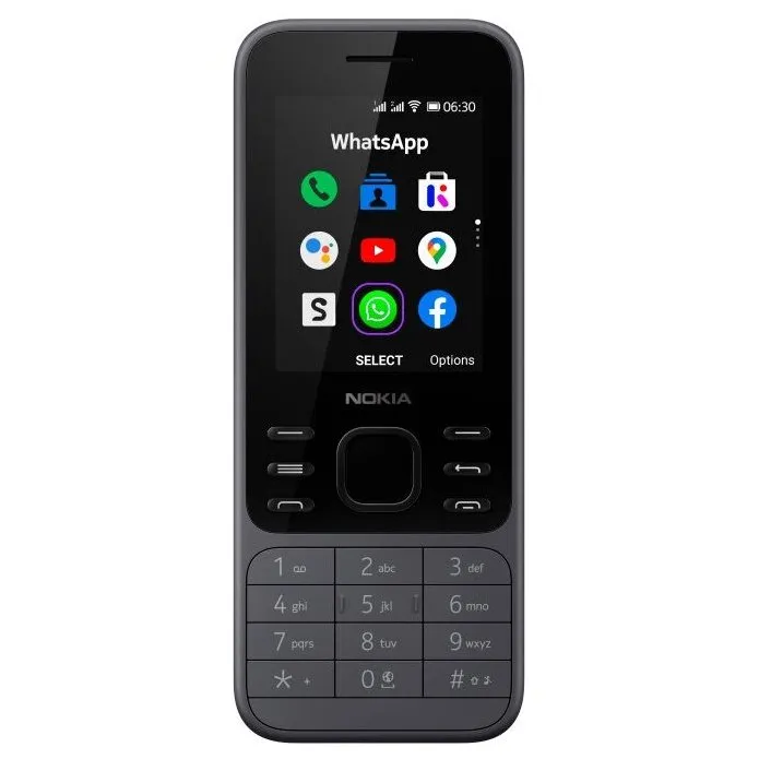 Telefon mobil Nokia 6300 4G, Cărbune deschis