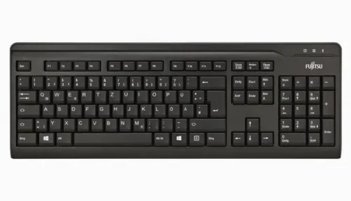 Tastatură Fujitsu KB410, Cu fir, Negru