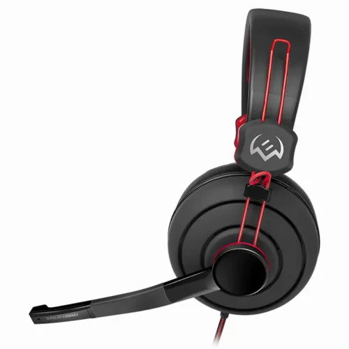 Căști gaming SVEN AP-G888MV, Cu fir, Negru/Roșu