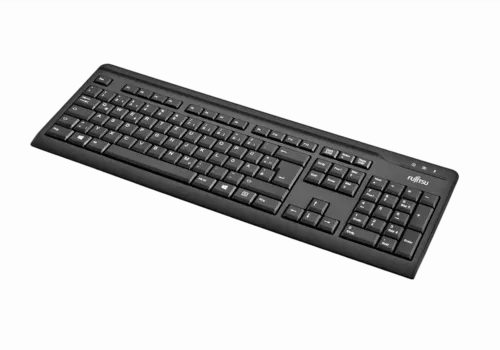 Tastatură Fujitsu KB410, Cu fir, Negru