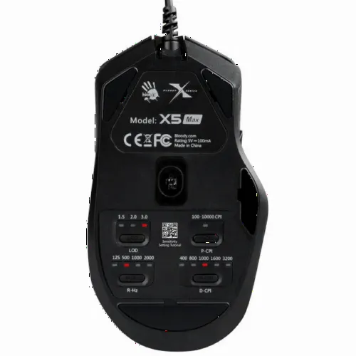 Gaming Mouse Bloody X5 Max, Negru