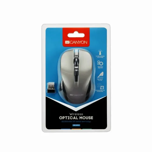 Mouse Wireless Canyon MW-1, Gri