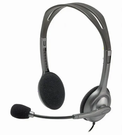 Căști Logitech H111, Gri