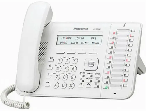 Цифровой телефон Panasonic KX-DT543RU, Белый