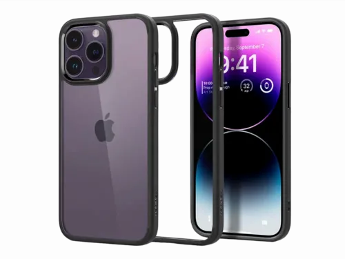 Spigen iPhone 14 Pro, Ultra Hybrid, Matte Black