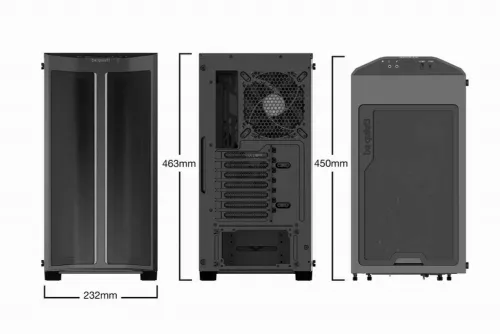 Carcasă PC be quiet! Pure Base 500DX , Midi-Tower, ATX PS2 , Negru