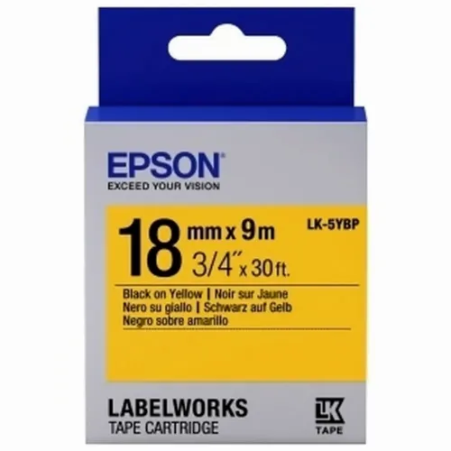 Картридж с лентой Epson LK-5YBP, 18 мм x 9 м
