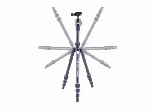 Tripied Foto-Video Vanguard VESTA TB 204ABS, Cap trepied de minge, Negru