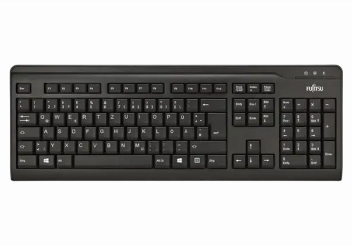Tastatură Fujitsu KB410, Cu fir, Negru
