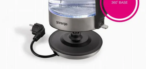 Fierbător electric Gorenje K17GE, Argintiu