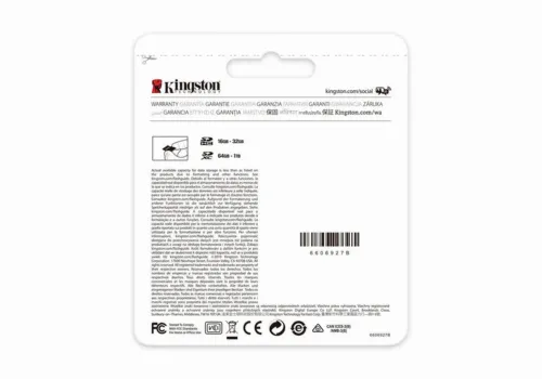 Card de Memorie Kingston Canvas Select Plus, 64GB (SDS2/64GB)